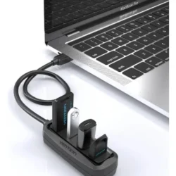 Hub Vention Vas-j43-b015 4 Puertos Usb-a 2.0 0.15m Negro