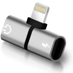 LIGHTNING SPLITTER Para IPHONE MUSICA Y CARGA