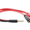Adaptador De Audio Splitter 3.5mm A ( 3.5mm x 2 ) Micrófono Y Audio