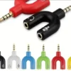 Adaptador De Audio 3.5mm Para Auriculares Y Micrófono