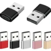 Adaptador OTG Tipo-C Hembra A USB Macho 2.0 ( BULK )