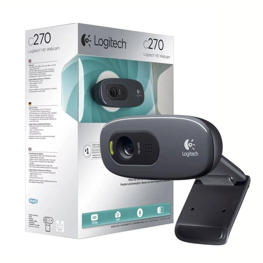 Webcam Logitech C270 HD Negro