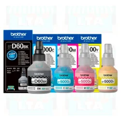 Pack 4 Botellas Tinta Original Impresora Brother