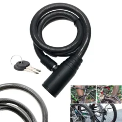 Tranca Seguridad para Moto/bici Con Protección Anti-Agua / Con Llaves / 1.2MT