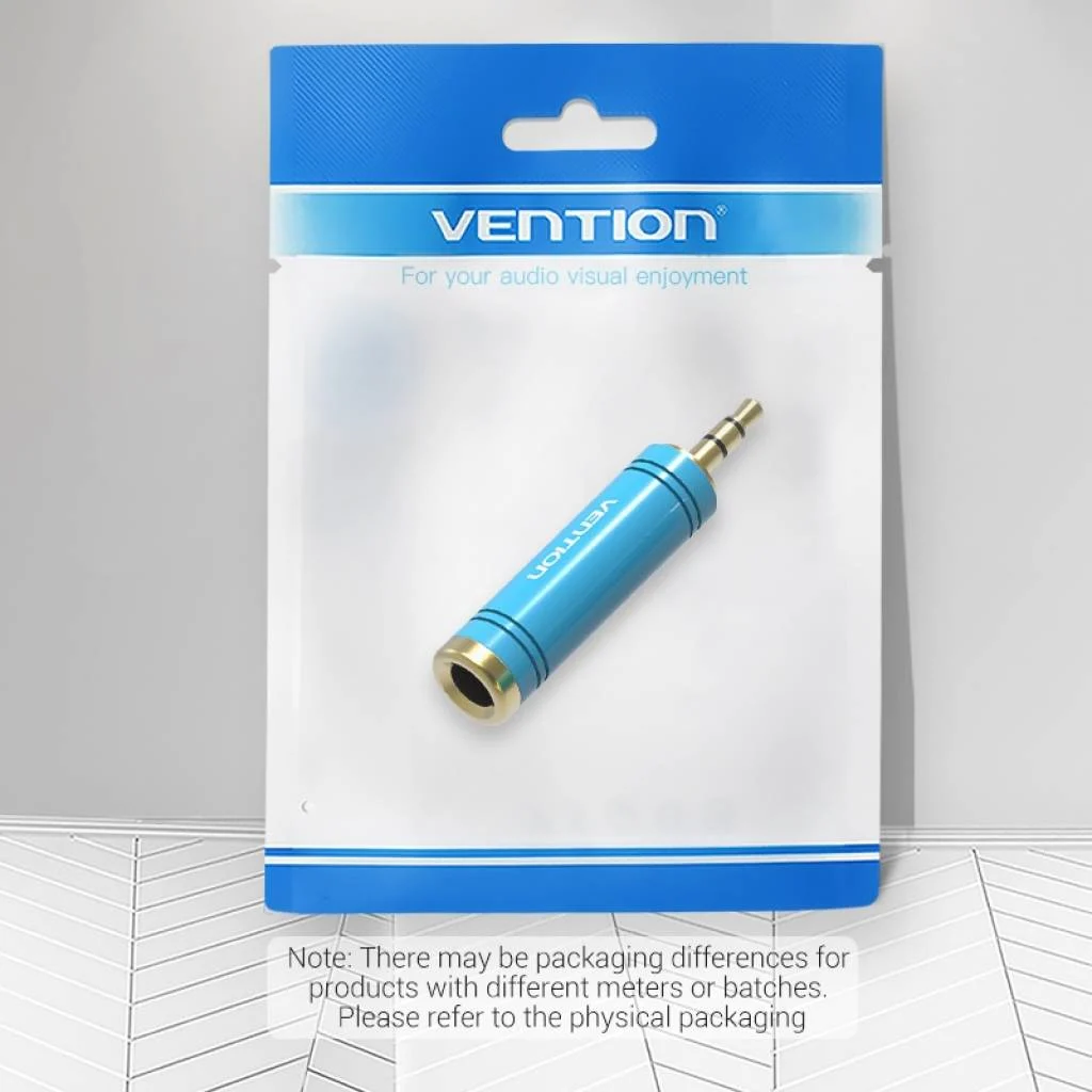 Adaptador de Audio 3.5 mm Macho a 6.35 mm Hembra