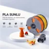 Filamento Sunlu PLA Castaño Oscuro