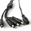 Splitter de Poder para Cámaras CCTV 1 a 4 Salidas