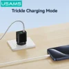 Cargador de Pared T65   30W USB A + USB C  Blanco  CC316  USAMS